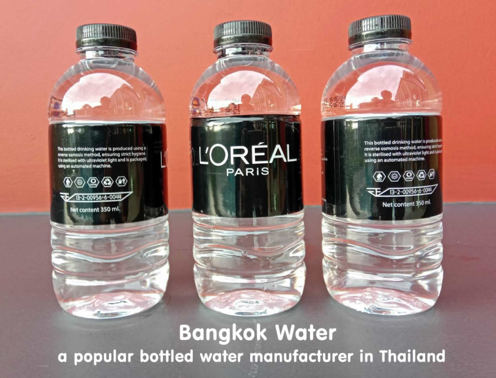 Bangkok Water a popular bottled water manufacturer in Thailand